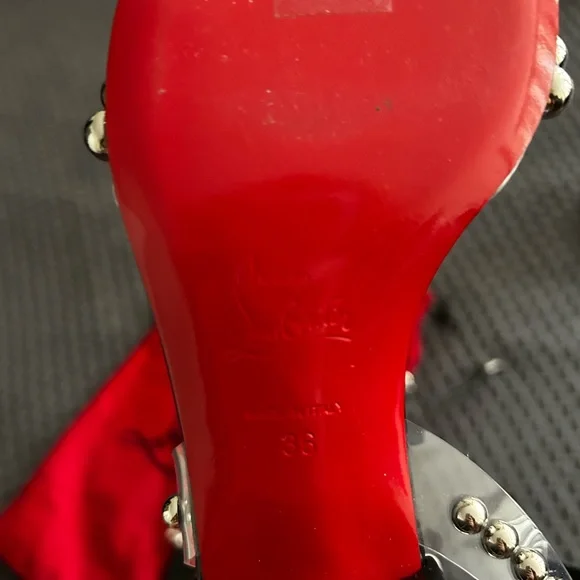 Black Christian louboutin faridaravie 25mm size 36 - Picture 4 of 6